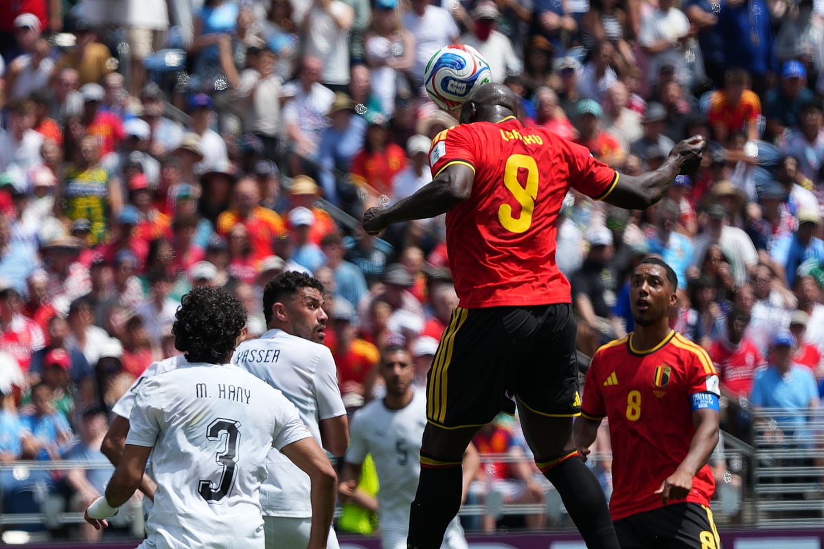 Belgium Vs Egypt FIFA World Cup 2026 Group G Lukaku Header Cairo AP Photo