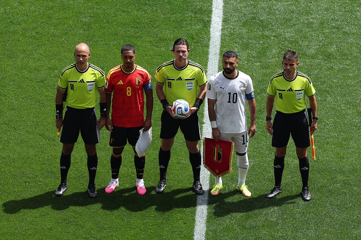 Belgium Vs Egypt FIFA World Cup 2026 Group G Captains officials AP Photo