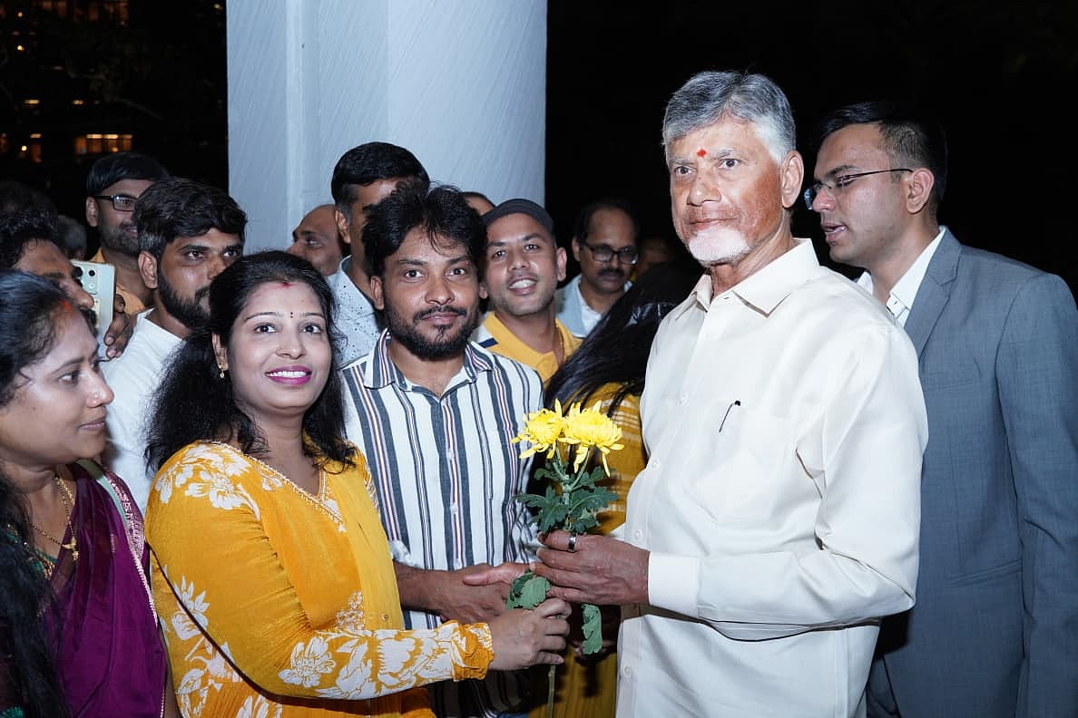 Andhra Pradesh Chief Minister N. Chandrababu Naidu with the Indian Diaspora in Singapore