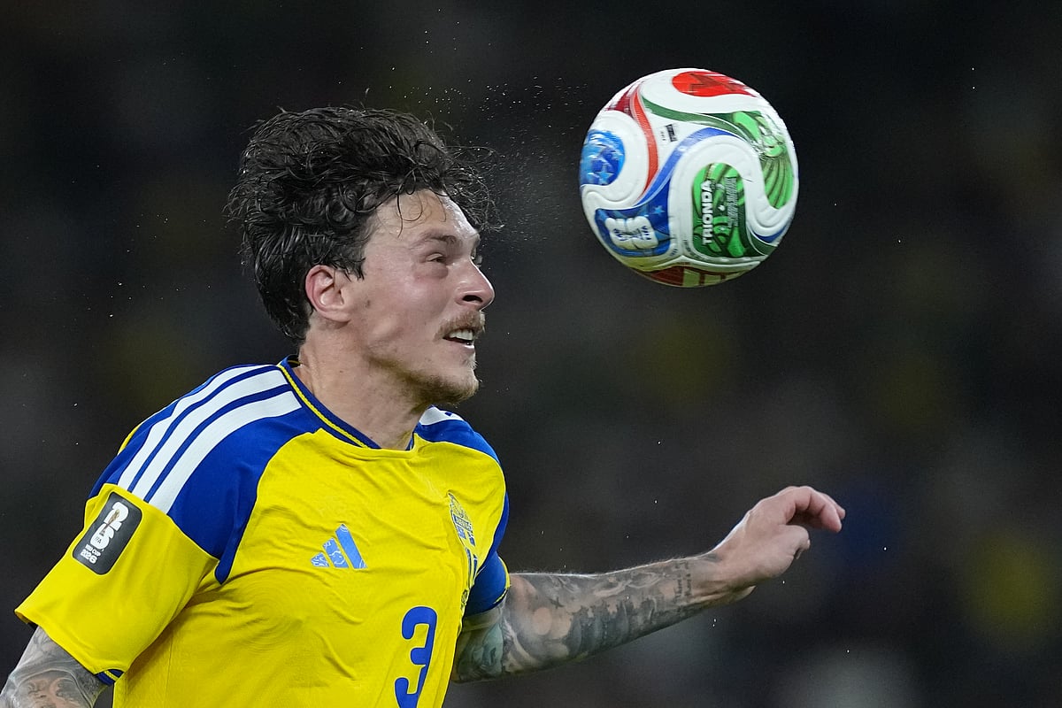 Sweden vs Tunisia FIFA World Cup 2026 Group F Lindelöf connects header AP photo