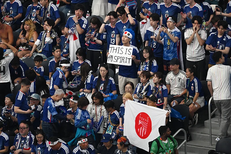 Netherlands Vs Japan, FIFA World Cup 2026 Samurai Blue Fans AP 9 Photo