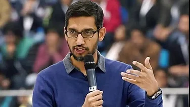 Several Stanford Students Stage Walk-Out As Google CEO Sundar Pichai Begins Speech
