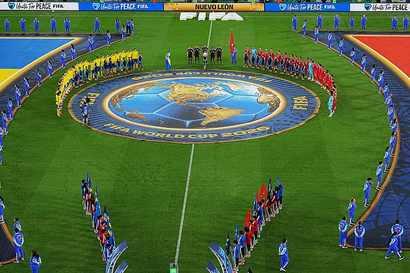 Sweden vs Tunisia FIFA World Cup 2026 Group F pregame ceremony AP Photo