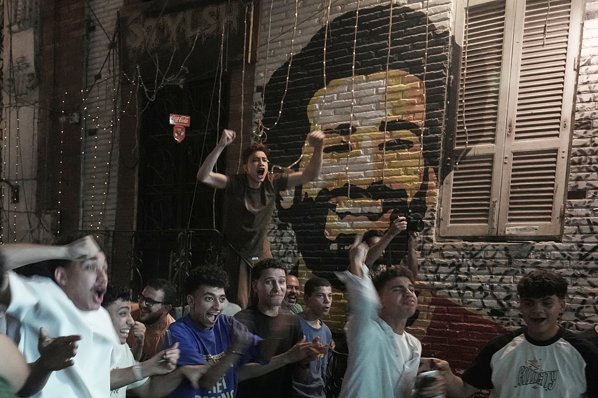 Belgium Vs Egypt FIFA World Cup 2026 Group G Mohamed Salah Graffiti Cairo AP Photo