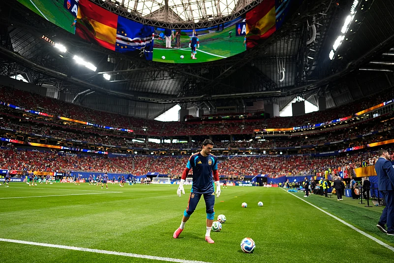 Spain Vs Cape Verde FIFA World Cup 2026 Group H David Raya warm up AP Photo