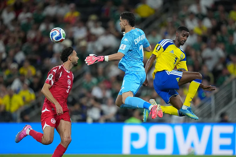 Sweden vs Tunisia FIFA World Cup 2026 Group F Mouhib Chamakh Alexander Isak AP Photo
