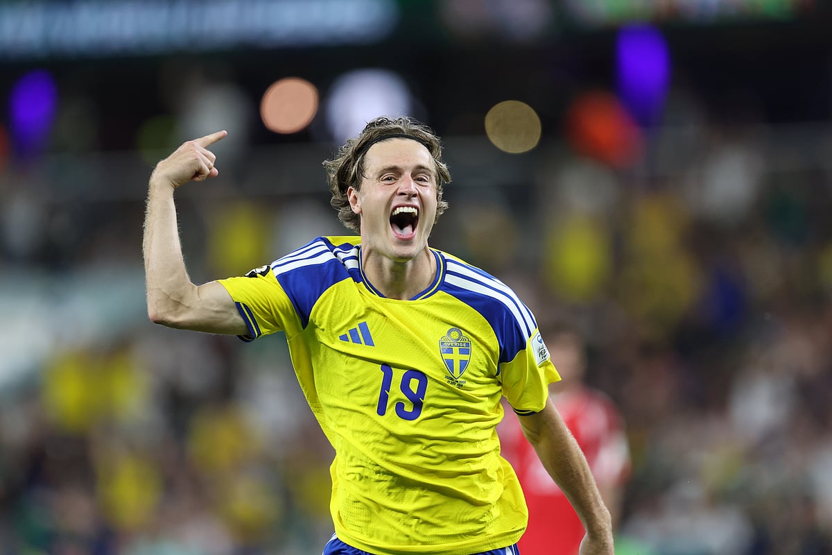 Sweden vs Tunisia FIFA World Cup 2026 Group F Mattias Svanberg Celeb AP photo