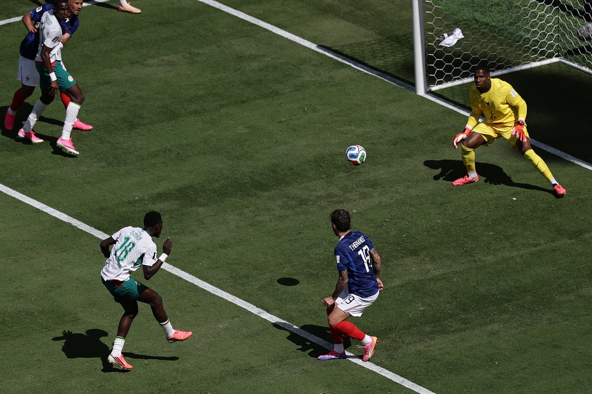 France Vs Senegal FIFA World Cup 2026 Group I Ismaila Sarr Attempt AP Photo