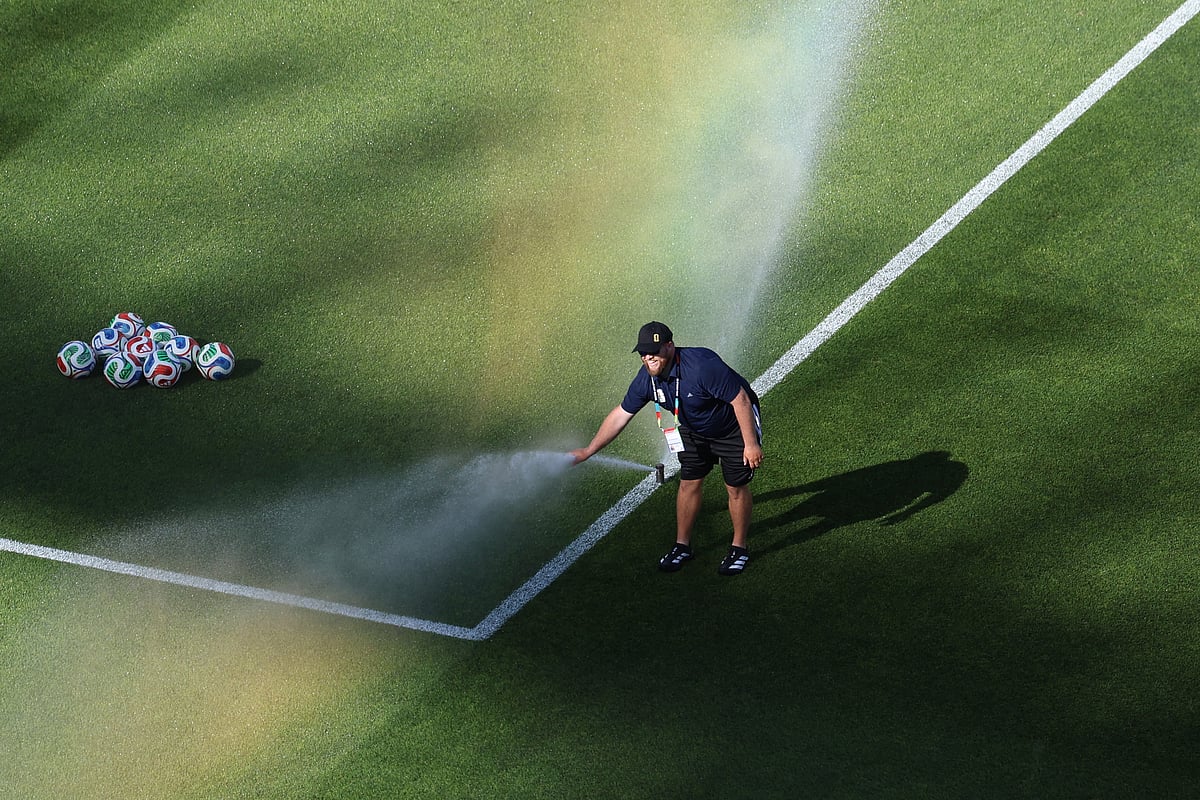 Iraq Vs Norway FIFA World Cup 2026 sprinkler AP Photo