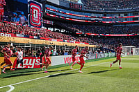 Iraq Vs Norway, FIFA World Cup 2026 In Pics: See Best Photos From Group I Clash In Boston Stadium AP Photo/Martin Meissner : Norway's Erling Haaland, second from right, and teammates enter to the pitch prior to the World Cup Group I soccer match between Iraq and Norway in Foxborough, Mass., near Boston, Tuesday, June 16, 2026.