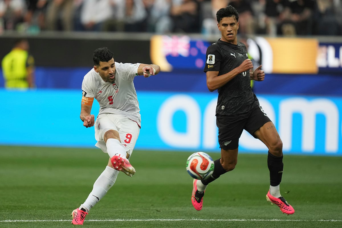 Iran Vs New Zealand FIFA World Cup 2026 Group G Mohammad Mohebbi Shoots AP Photo