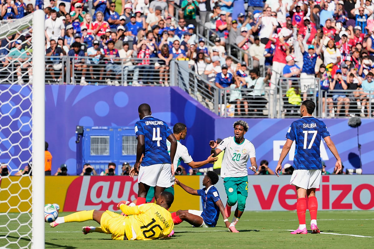 France Vs Senegal FIFA World Cup 2026 Group I Ibrahim Mbaye Scores AP Photo