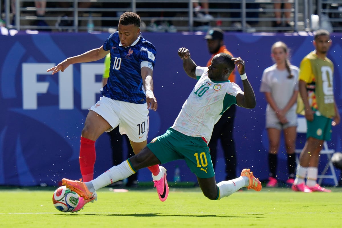 France Vs Senegal FIFA World Cup 2026 Group I Mane and Mbappe AP Photo