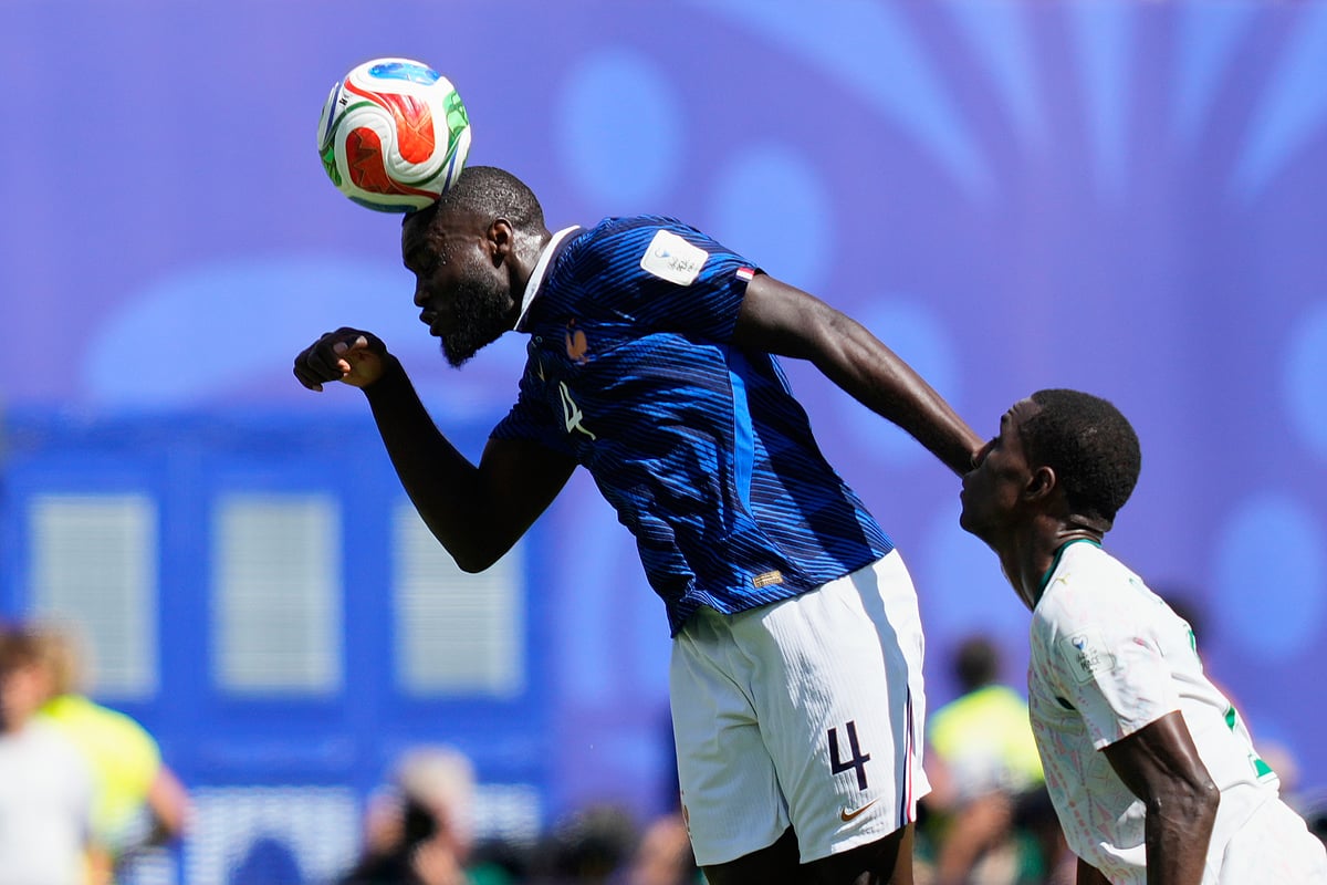 France Vs Senegal FIFA World Cup 2026 Group I Upamecano Heads AP Photo