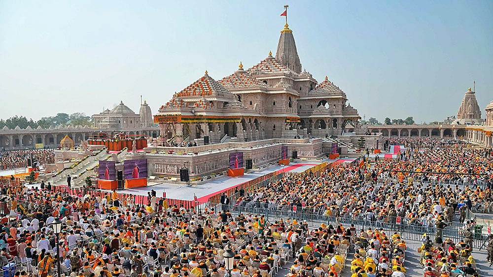 Ram Mandir Donation Row: SIT Visits Ayodhya Temple Complex As Probe Into Alleged Fund Misappropriation Begins - | Photo: PMO via PTI 