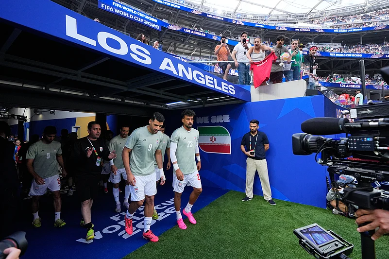 Iran Vs New Zealand FIFA World Cup 2026 Group G Iran players arrive AP Photo