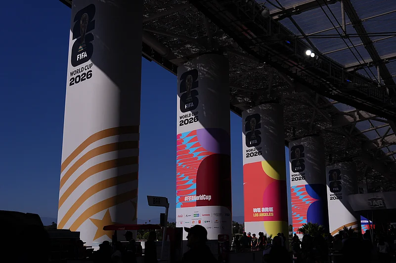 Iran Vs New Zealand FIFA World Cup 2026 Group G AP Signage AP Photo
