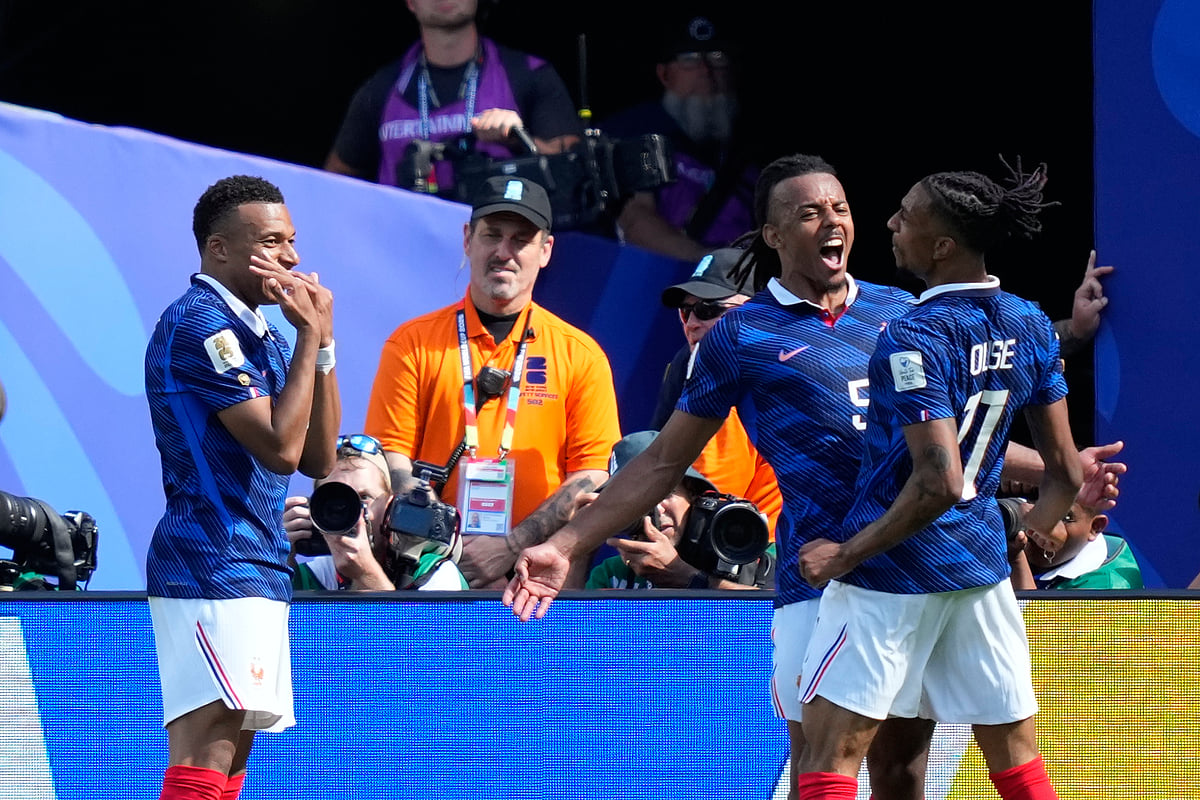 France Vs Senegal FIFA World Cup 2026 Group I Mbappe Celeb Kounde Olise AP Photo