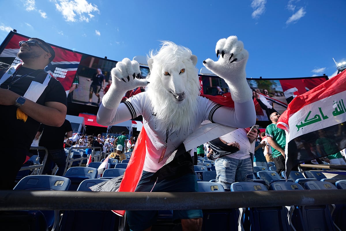 Iraq Vs Norway FIFA World Cup 2026 Iraqi Fan Custom AP Photo