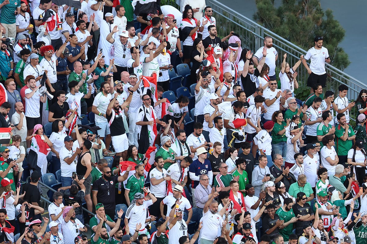 Iraq Vs Norway FIFA World Cup 2026 Group I Iraqi Fans Celeb Goal 1 AP Photo