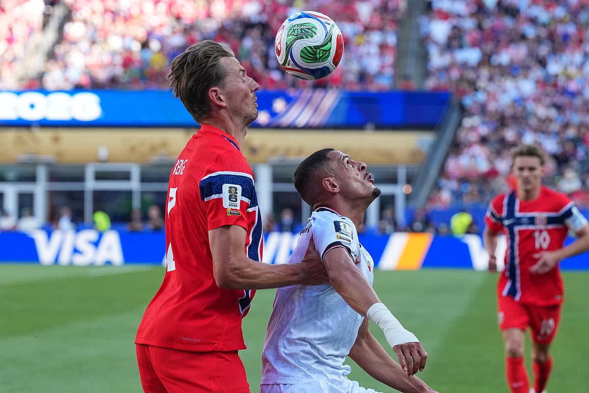 Iraq Vs Norway FIFA World Cup 2026 Group I Sander Berge and Ali Alhamadi AP Photo