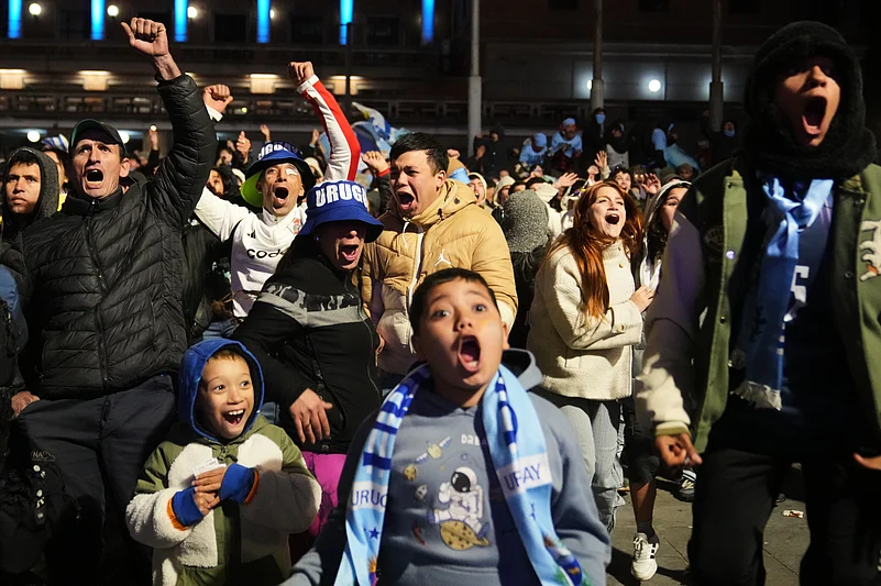 Saudi Arabia vs Uruguay FIFA World Cup 2026 Group H Celeb In Montevideo AP Photo