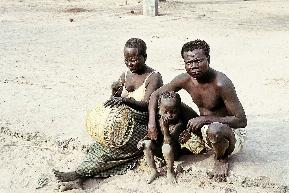 Members of the tribal communities in Andaman and Nicobar Islands