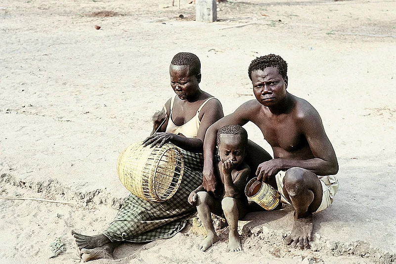 Members of the tribal communities in Andaman and Nicobar Islands