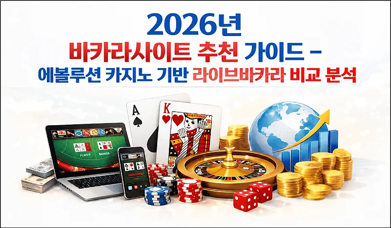 Online gambling banner with roulette, cards, and text