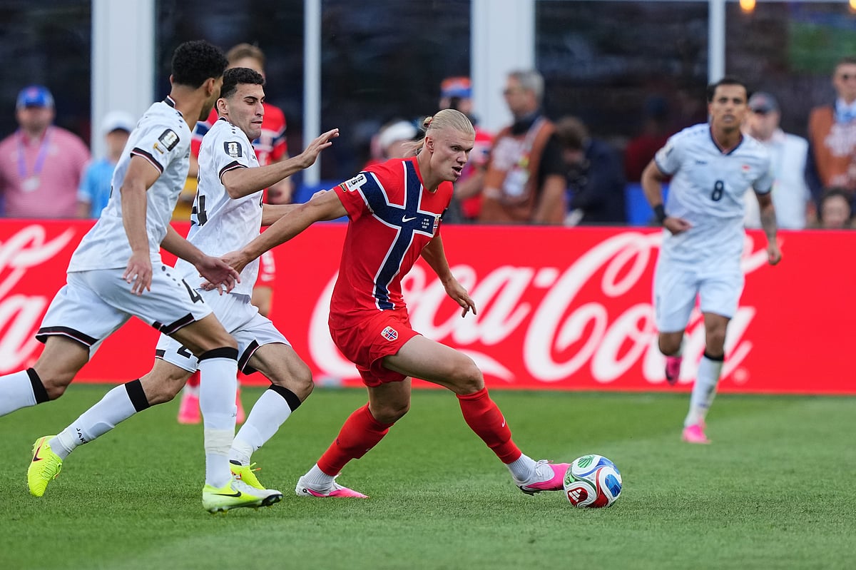 Iraq Vs Norway FIFA World Cup 2026 Group I Haaland Dribbles AP Photo