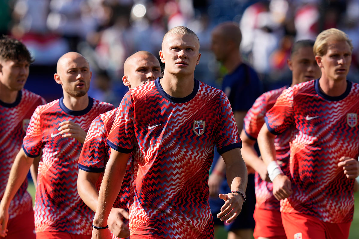 Iraq Vs Norway FIFA World Cup 2026 Haaland And Norway Team Warm Up Group I AP Photo