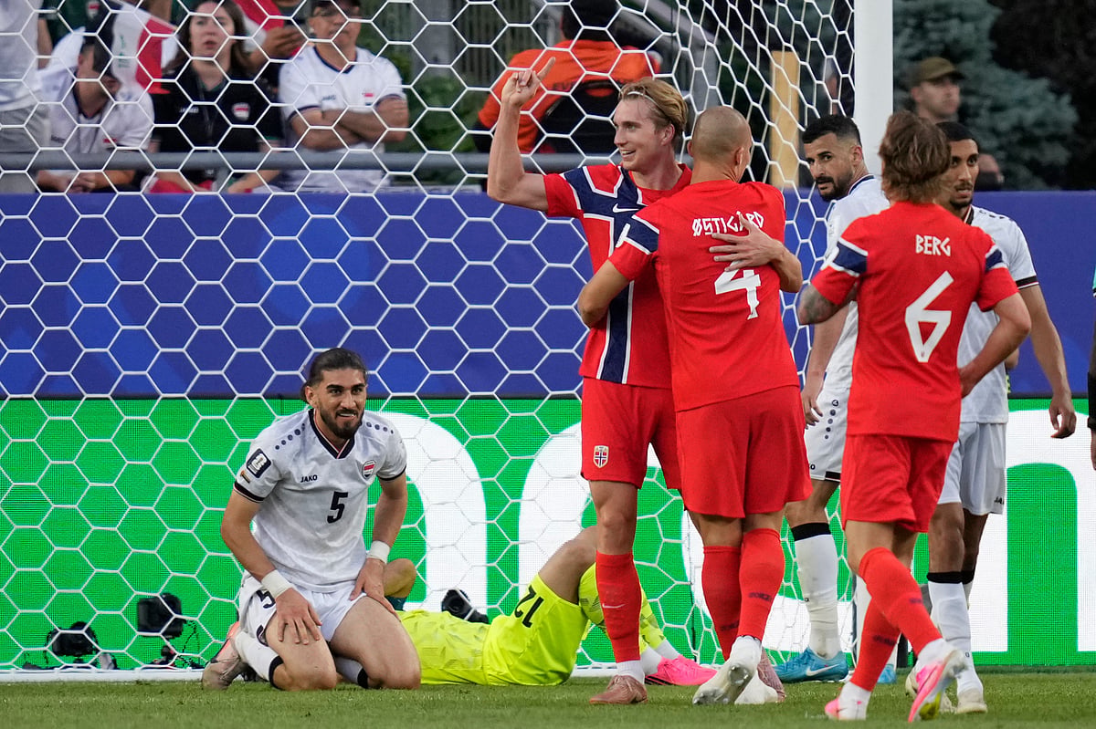 Iraq Vs Norway FIFA World Cup 2026 Group I Kristian Thorstvedt Celeb AP Photo