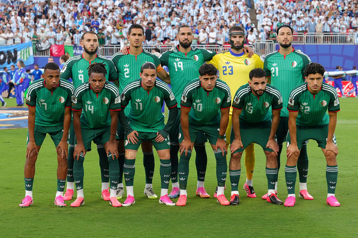 Argentina Vs Algeria FIFA World Cup 2026 Group J Algeria XI AP Photo