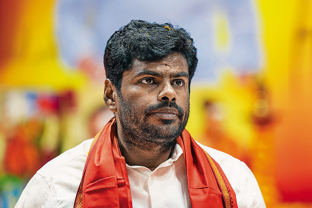 Transition Time: Annamalai at a BJP event in New Delhi on May 5, 2024 - | Photo: PTI