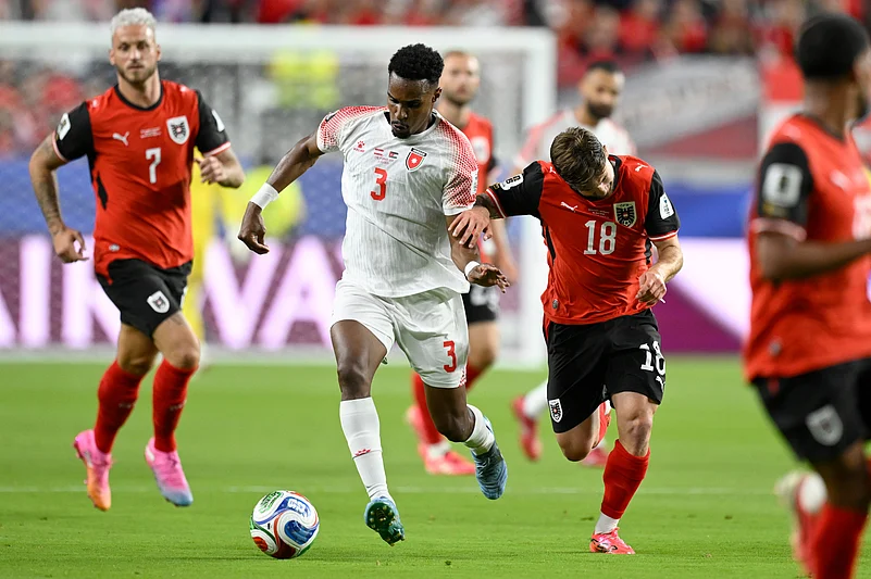 Austria Vs Jordan FIFA World Cup 2026 Group J Nasib and Shmid Run In AP Photo