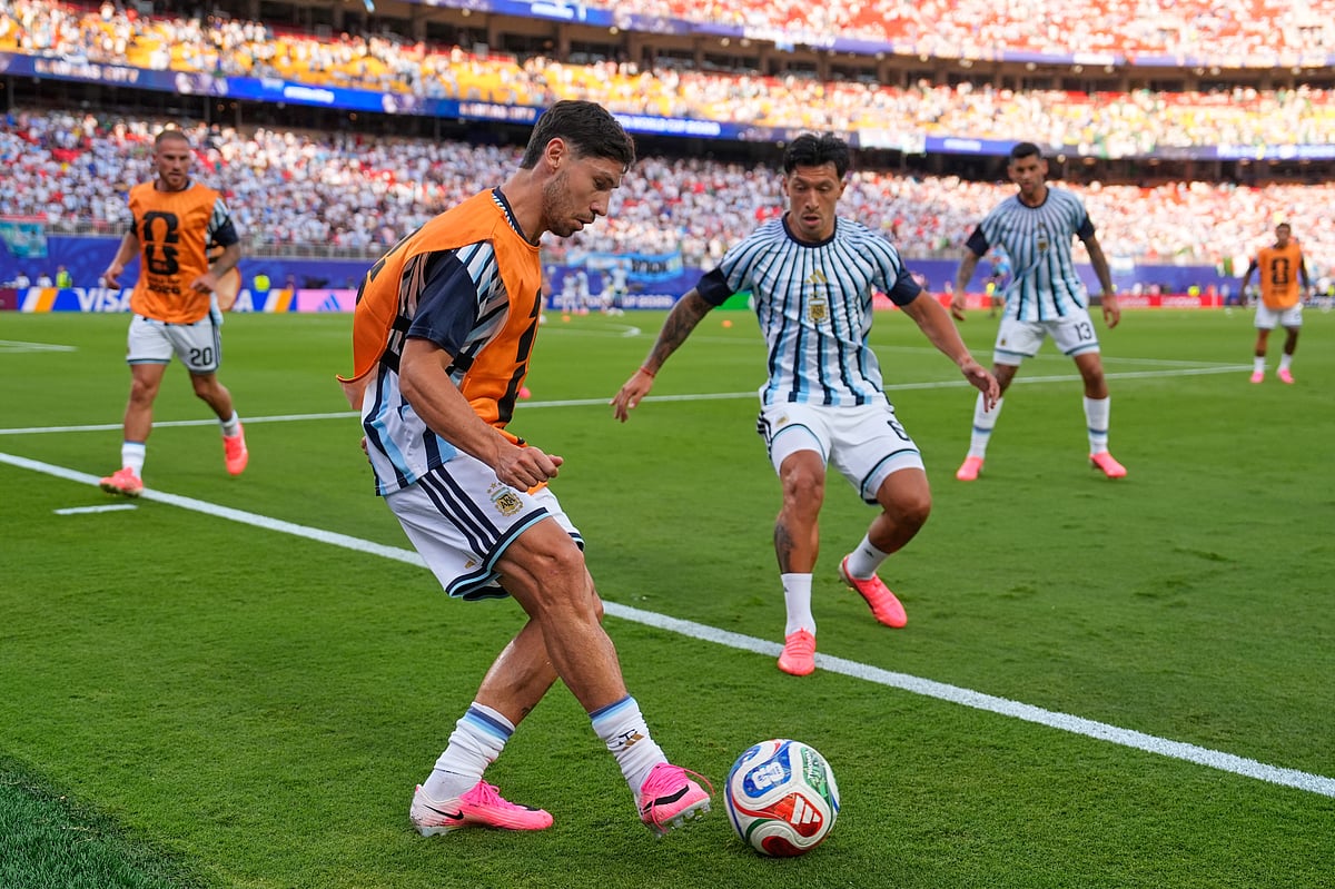 Argentina Vs Algeria FIFA World Cup 2026 Group J Argentina Warm Up AP Photo