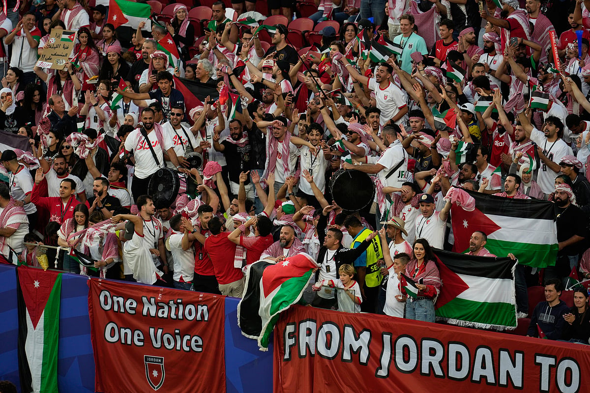Austria Vs Jordan FIFA World Cup 2026 Group J Jordan Fans In Stands AP Photo