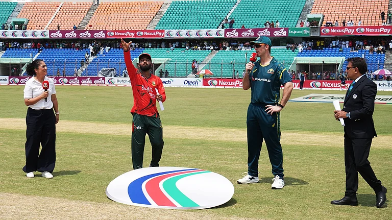 Bangladesh have won the toss and elected to bat first against Australia in the 1st T20I in Chattogram. - X/Bangladesh cricket