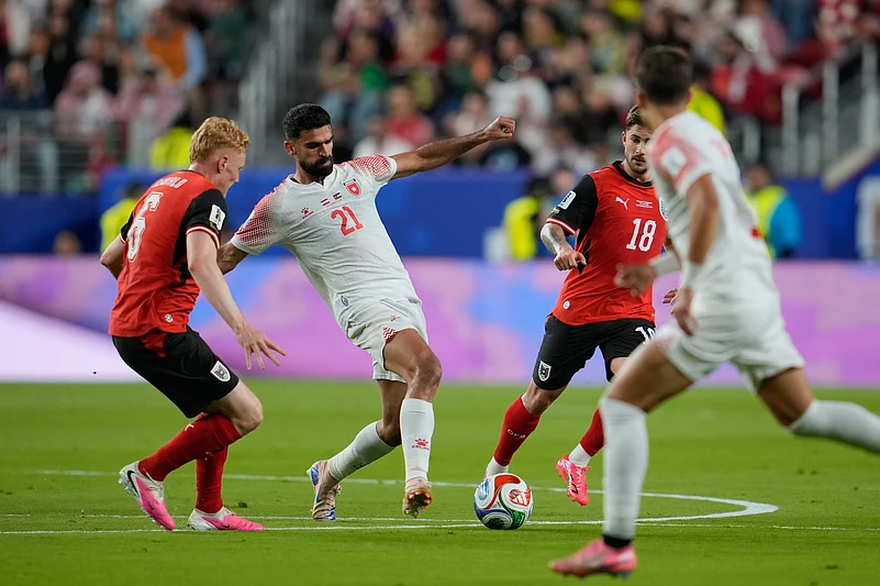 Austria Vs Jordan FIFA World Cup 2026 Group J Alrashdan In Action AP Photo