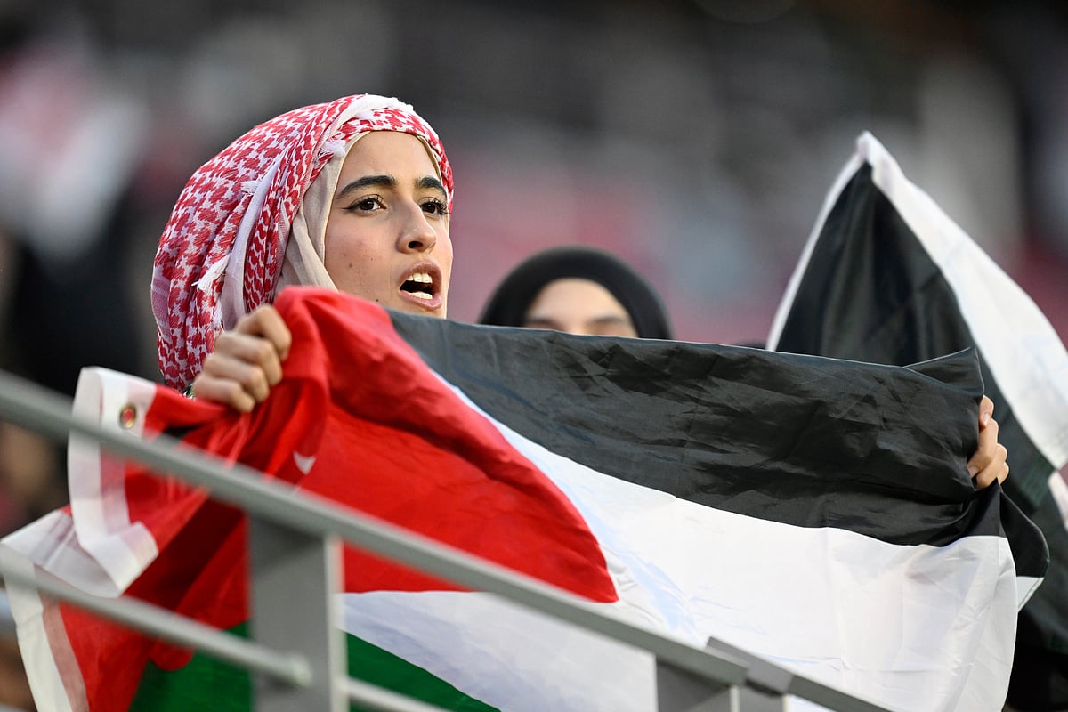Austria Vs Jordan FIFA World Cup 2026 Group J Jordan Fan Flag AP Photo