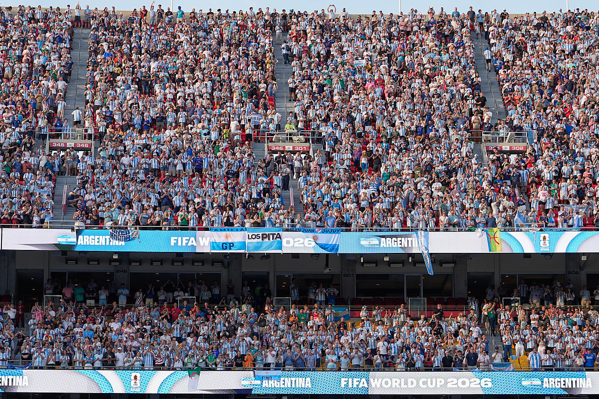 Argentina Vs Algeria FIFA World Cup 2026 Group J Argentine Fans 1 AP Photo