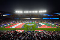 AP Photo/Jeff Chiu : A general view before the World Cup Group J soccer match between Austria and Jordan in Santa Clara, Calif., near San Francisco, Tuesday, June 16, 2026.