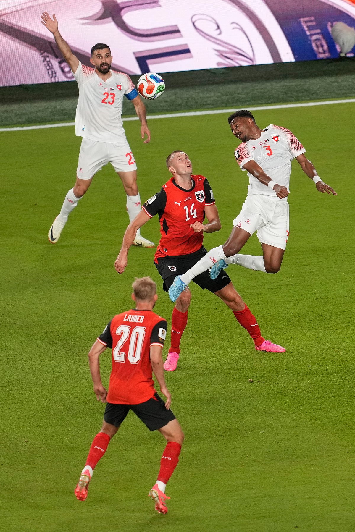 Austria Vs Jordan FIFA World Cup 2026 Group J Nasib and Kalajdzic AP Photo