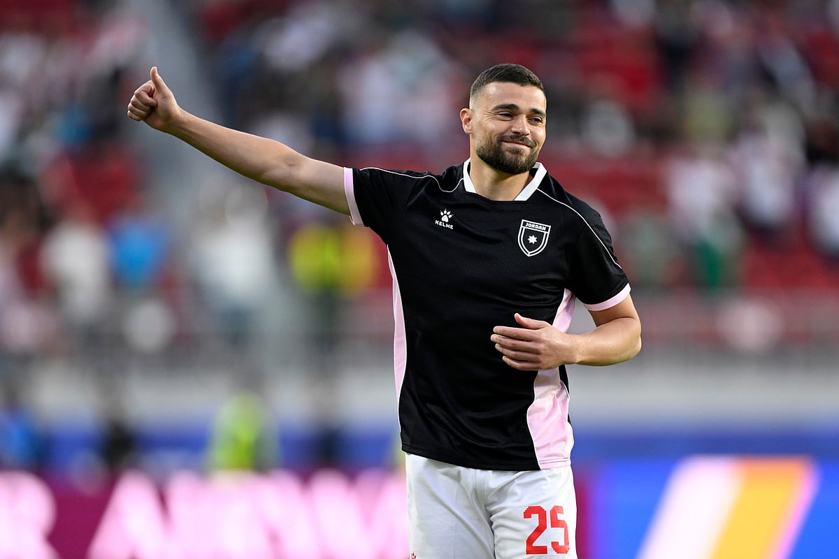 Austria Vs Jordan FIFA World Cup 2026 Group J Mohammad Aldaoud Warming Up AP Photo