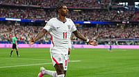 England 4-2 Croatia Highlights, FIFA World Cup 2026: Kane, Bellingham, Rashford Score As Three Lions Seal Opening Win AP Photo : England's Marcus Rashford celebrates scoring his side's 4th goal during the World Cup Group L soccer match between England and Croatia in Arlington, Texas, near Dallas.
