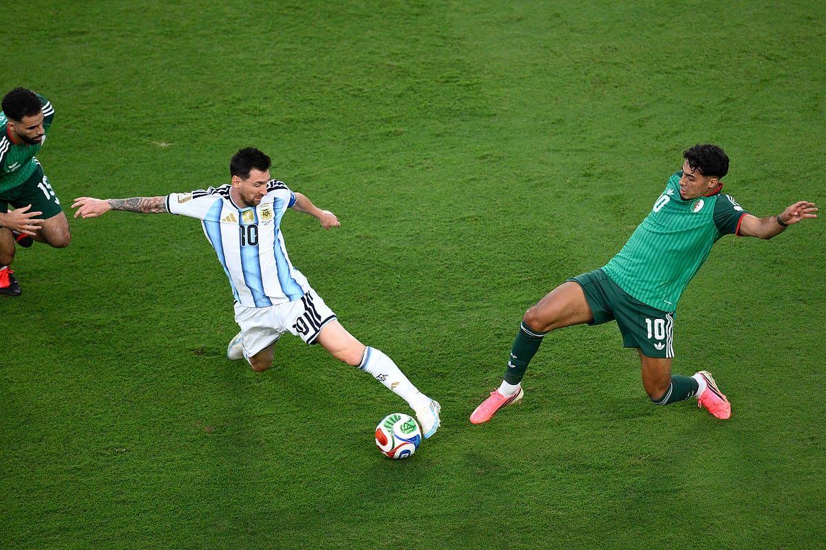 Argentina Vs Algeria FIFA World Cup 2026 Group J Lionel Messi and Fares Chaibi AP Photo
