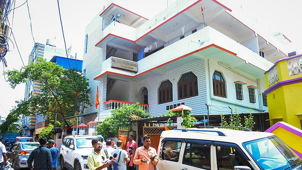 BJP Seeks Probe into Petrol Bomb Attack on RSS Office in Ranchi - Photo PTI