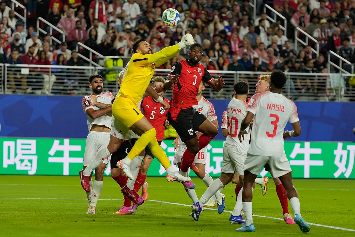 Austria Vs Jordan FIFA World Cup 2026 Group J Abulaila Punches Away AP Photo