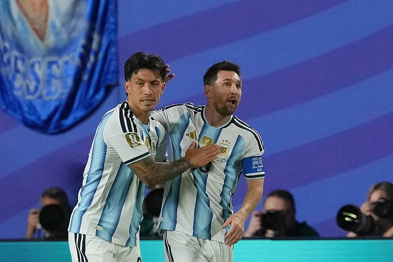Argentina Vs Algeria FIFA World Cup 2026 Group J Messi Lisandro Martinez AP Photo