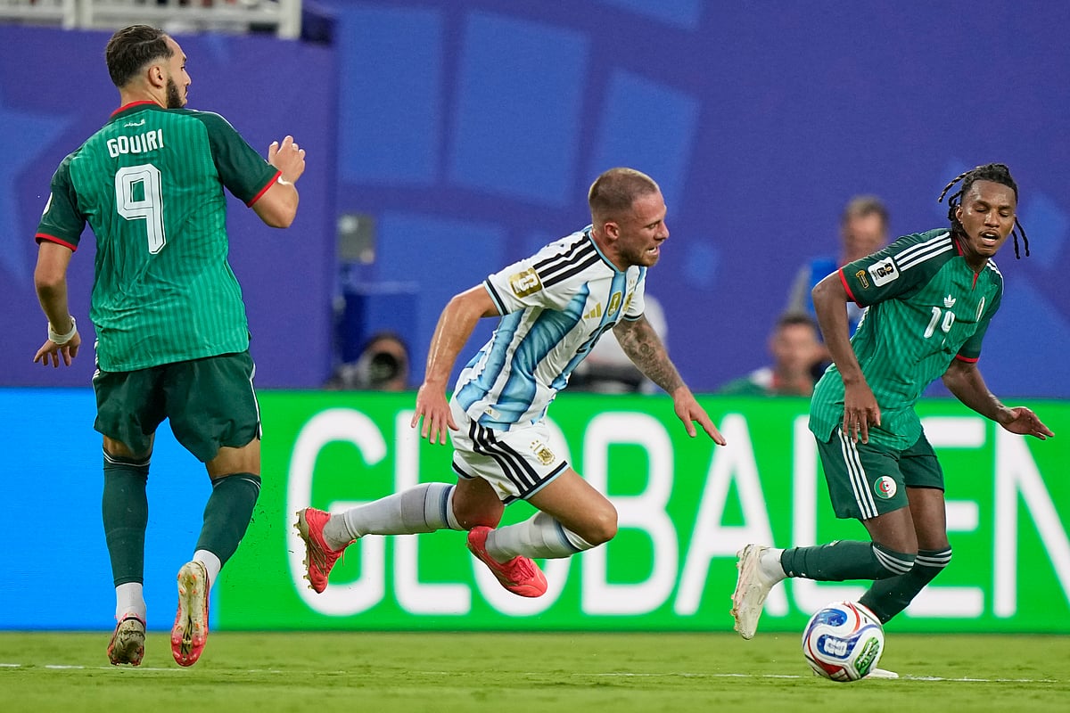 Argentina Vs Algeria FIFA World Cup 2026 Group J Alexis Mac Allister fouled AP Photo